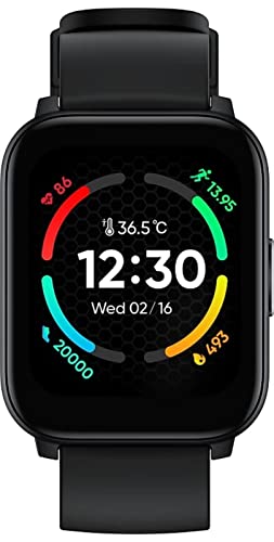 realme TechLife Watch S100 1.69 HD Display with Temperature Sensor Smartwatch