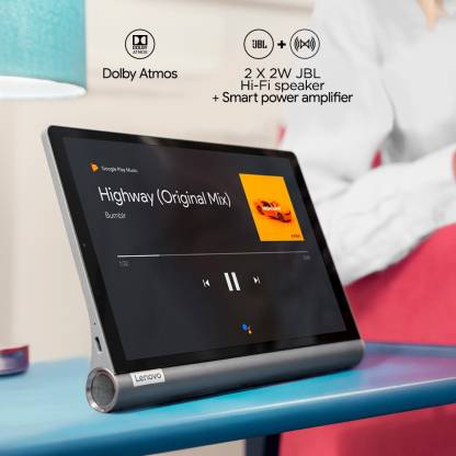 Lenovo Yoga Smart Tab with Google Assistant 4 GB RAM 64 GB ROM 10.1 inch with Wi-Fi+4G Tablet