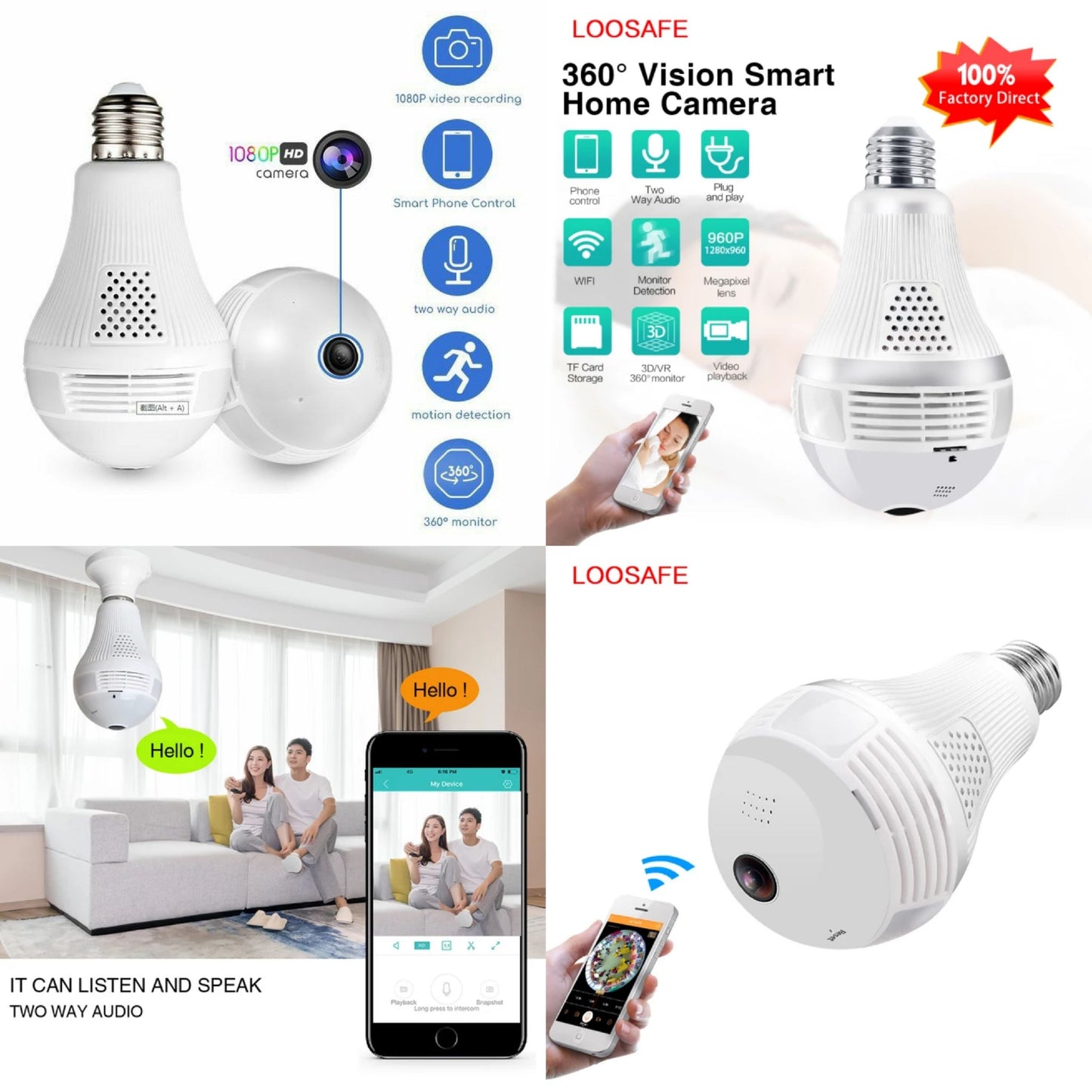 Wireless Bulb camera