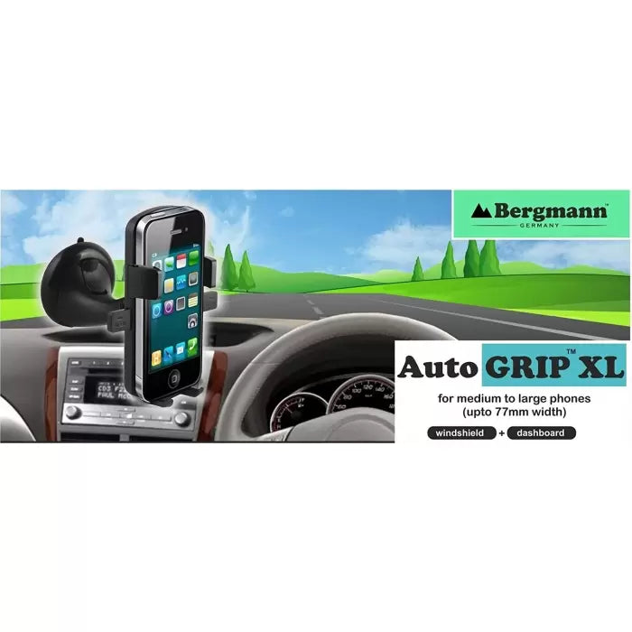 Bergmann Car Mobile Holder Automatic Grip - Black
by Imported
