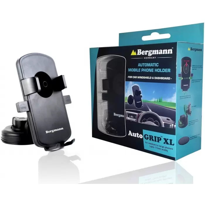 Bergmann Car Mobile Holder Automatic Grip - Black
by Imported