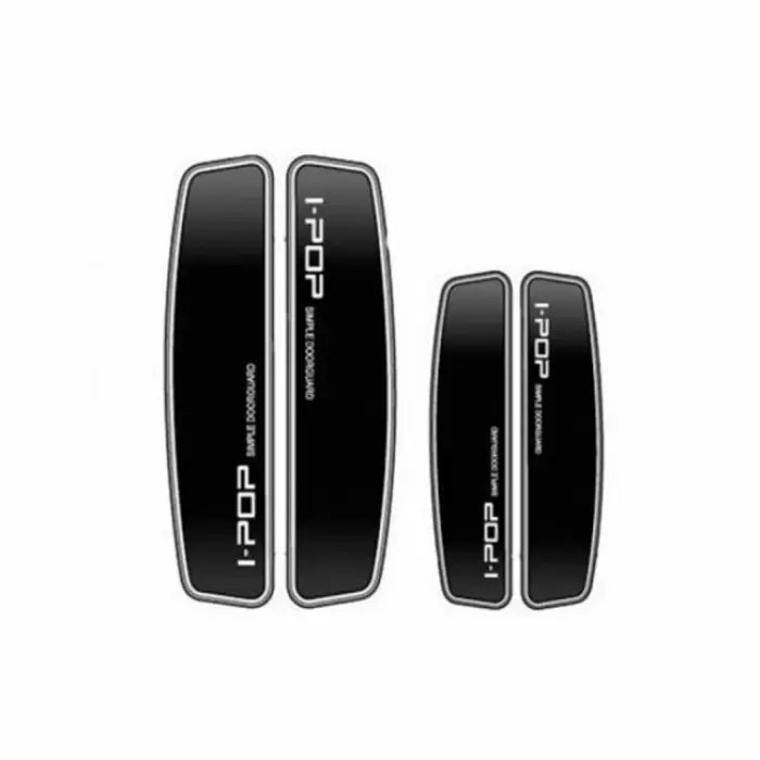 Carex I-POP Orignal Universal Car Door Guard Scratch Protector Black, Silver & White - (Set of 4)
by I Pop