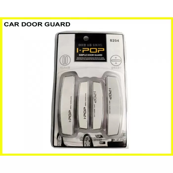 Carex I-POP Orignal Universal Car Door Guard Scratch Protector Black, Silver & White - (Set of 4)
by I Pop