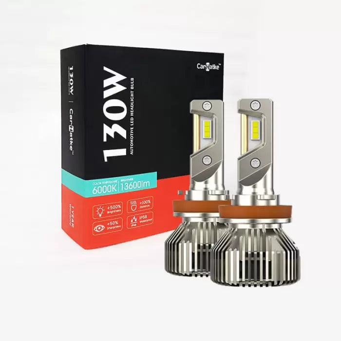Original iPH CAR M612 Fog Light Projector With Carhatke 130Watt H8 Led Combo Kit
by Carhatke