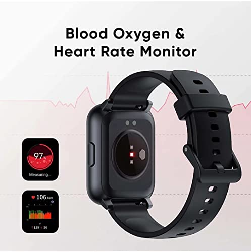 realme TechLife Watch S100 1.69 HD Display with Temperature Sensor Smartwatch