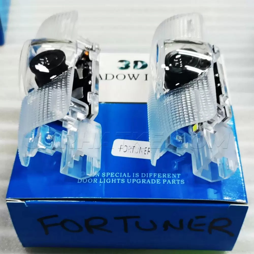 Toyota Fortuner 2016 Onwards OEM Entry Door Welcome Shadow Ghost Light Fortuner Logo - Set Of 2
by Imported