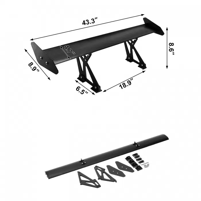 GT Wing Universal Rear Spoiler For Sedan Cars
by Imported