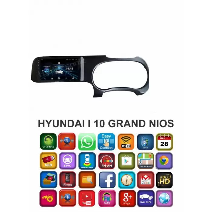 Hyundai Aura 9 Inches HD Touch Screen Smart Android Stereo (2GB, 16GB) with Stereo Frame By Carhatke
by Carhatke
