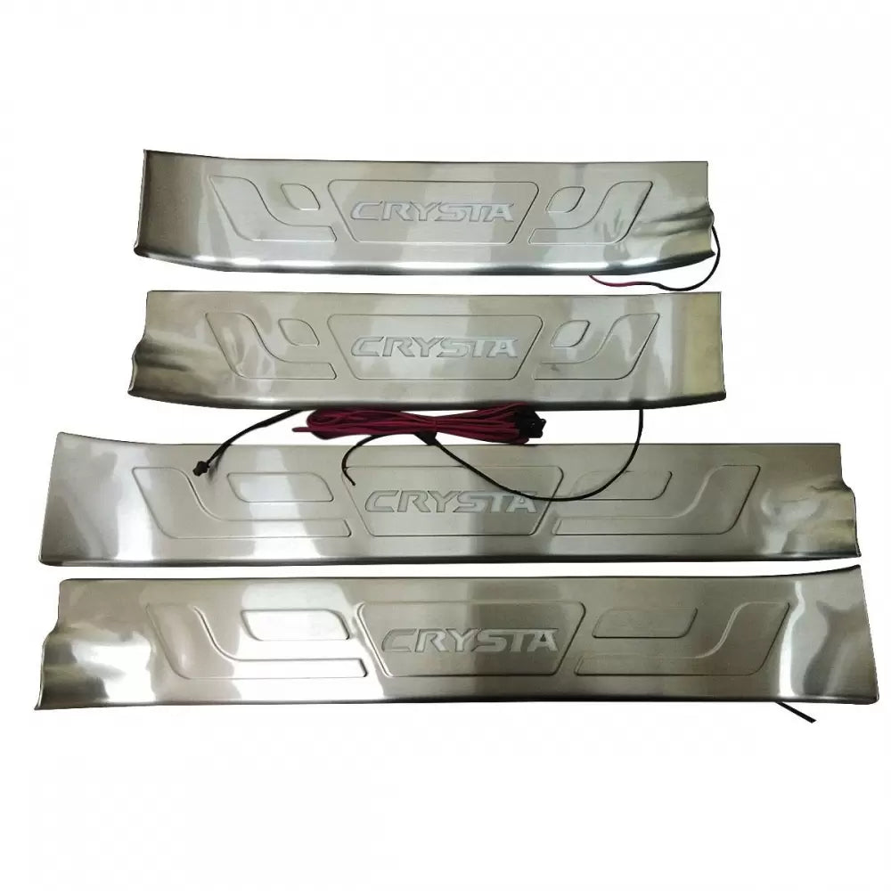 Toyota Innova Crysta 2016 Onwards OEM Door Opening LED Lights Scuff Sill Plate - 4 Pieces
by Imported