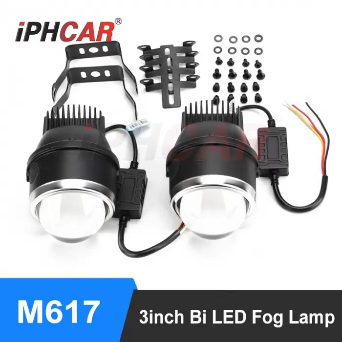 IPH Car M617 LED Fog Lamp Projector Lights Trio Color - Set Of 2
by IPHCAR