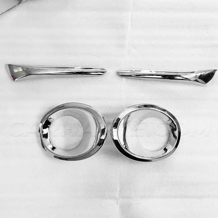 Maruti Suzuki New Baleno 2nd Generation 2022 Onward Fog Lamp Chrome Ring Cover Trim With Lip Set Of 2
by Carhatke