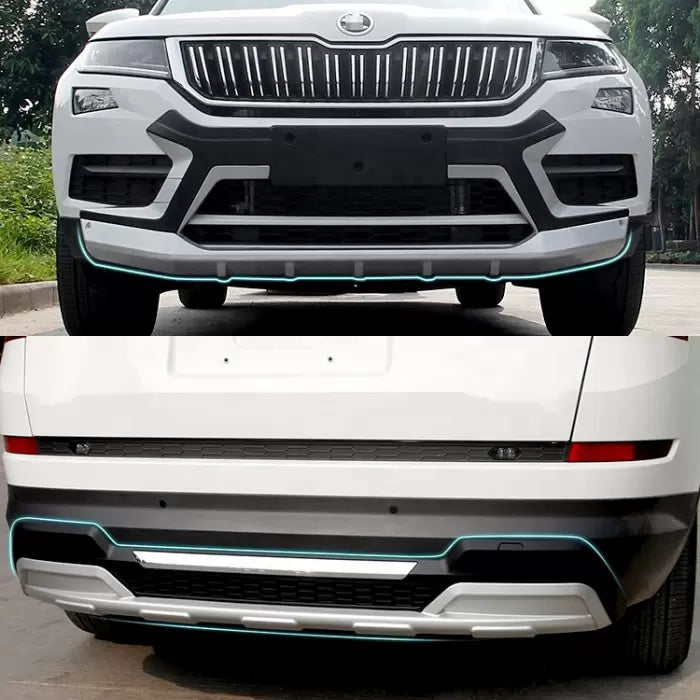 Skoda Kodiaq Front and Rear Bumper Guard Protector in High Quality ABS Material
by imported