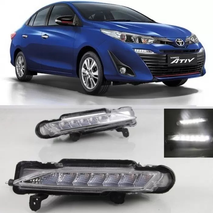 Toyota Yaris 2018 Onwards LED DRL Daytime Running Lights With Matrix Turn Signal - Set of 2Pcs.
by Imported