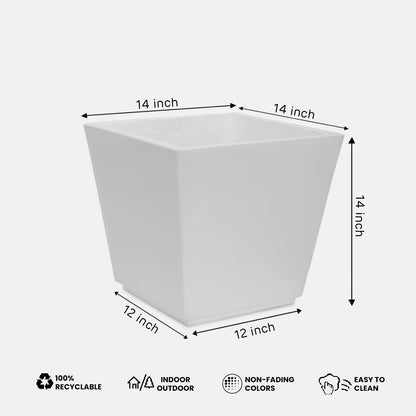 AGC Design Fox B GK Square Planter Suitable for Indoor and Outdoor