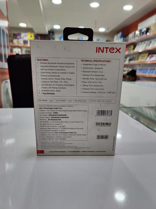 Intex BT MUSIQUE Pro Bluetooth Headset