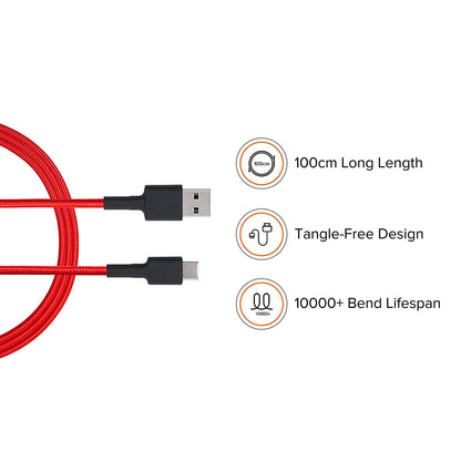 Mi Braided USB Type-C Cable (Red)