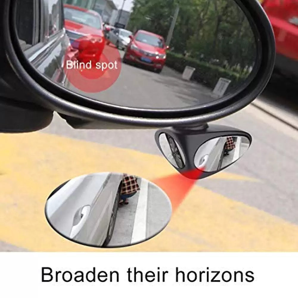 3R Double Rear View Wide Angle Blind Spot Butterfly Mirror (Right & Left)

by 3R