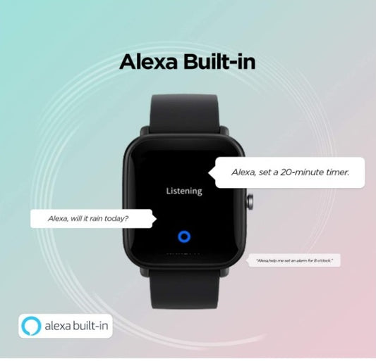 Amazfit Bip U Pro Built-in GPS, Built-in Alexa