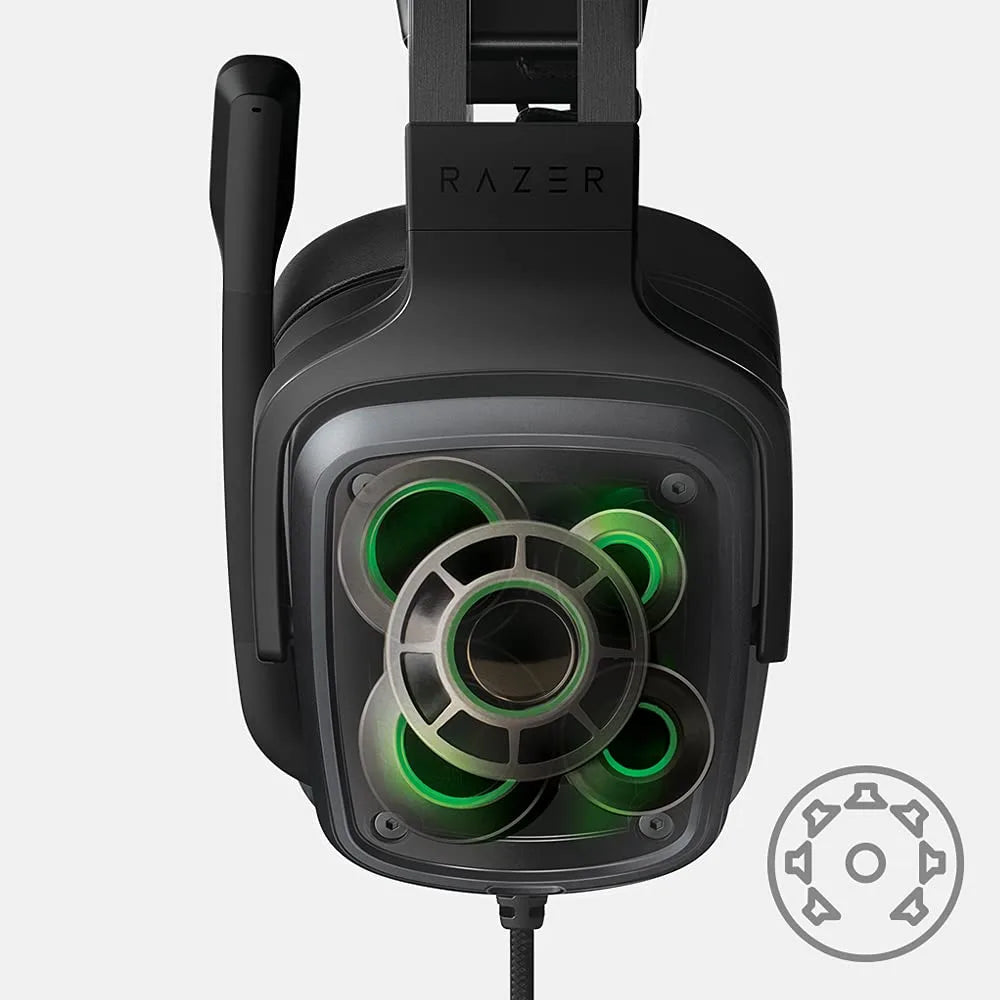 Razer Tiamat 7.1 V2 Wired On Ear Headphones with Mic (Black)
