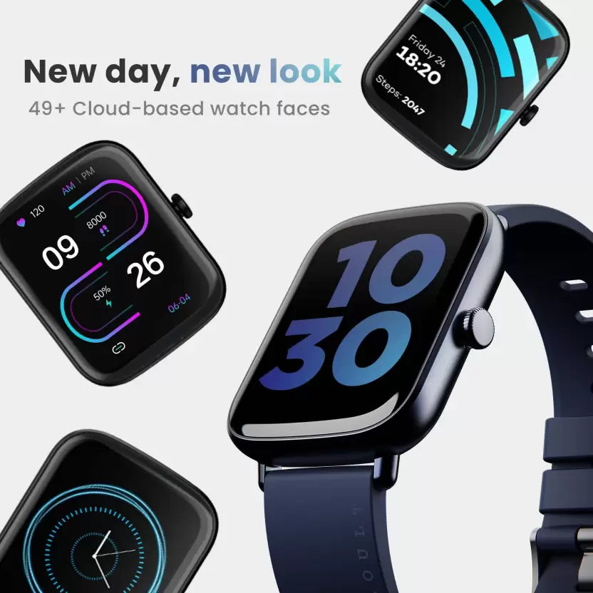 Boult Cosmic 1.69 inch Display, SpO2 ,Heart Monitor Smartwatch