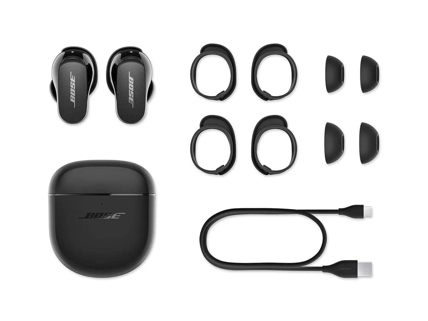 Bose New QuietComfort Earbuds II, Wireless, Bluetooth, World’s Best Noise Cancelling