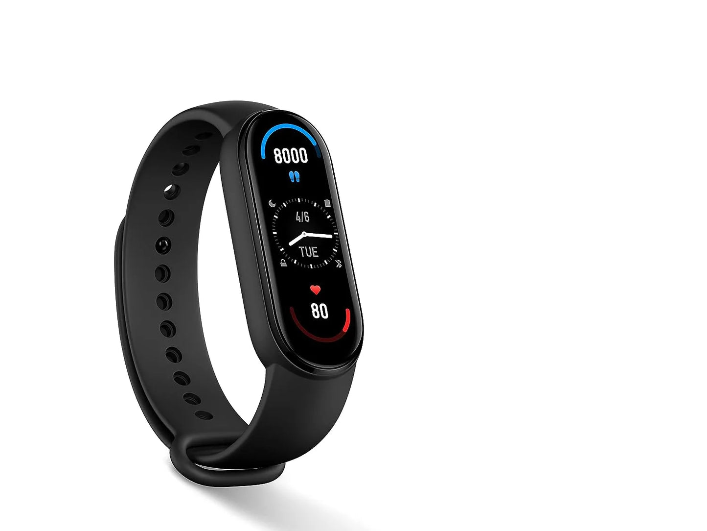 Xiaomi Mi Smart Band 6-1.56” (3.96 cm) Large AMOLED Color Display, 2 Week Battery Life