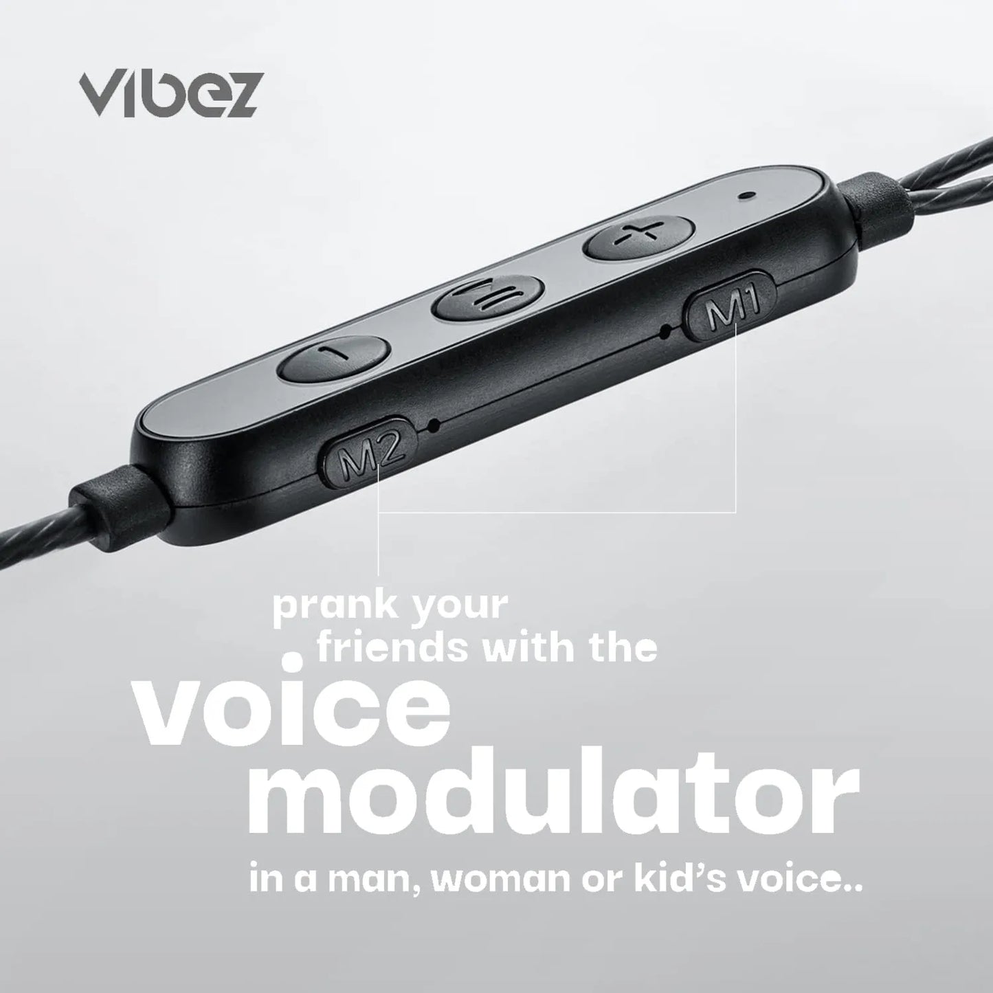 Vibez by Lifelong Voice Changing Earphones with Type-C Connector