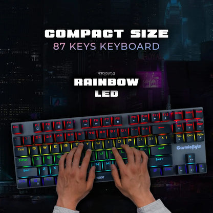 Cosmic Byte CB-GK-26 Pandora TKL Mechanical Keyboard(Black/Grey)