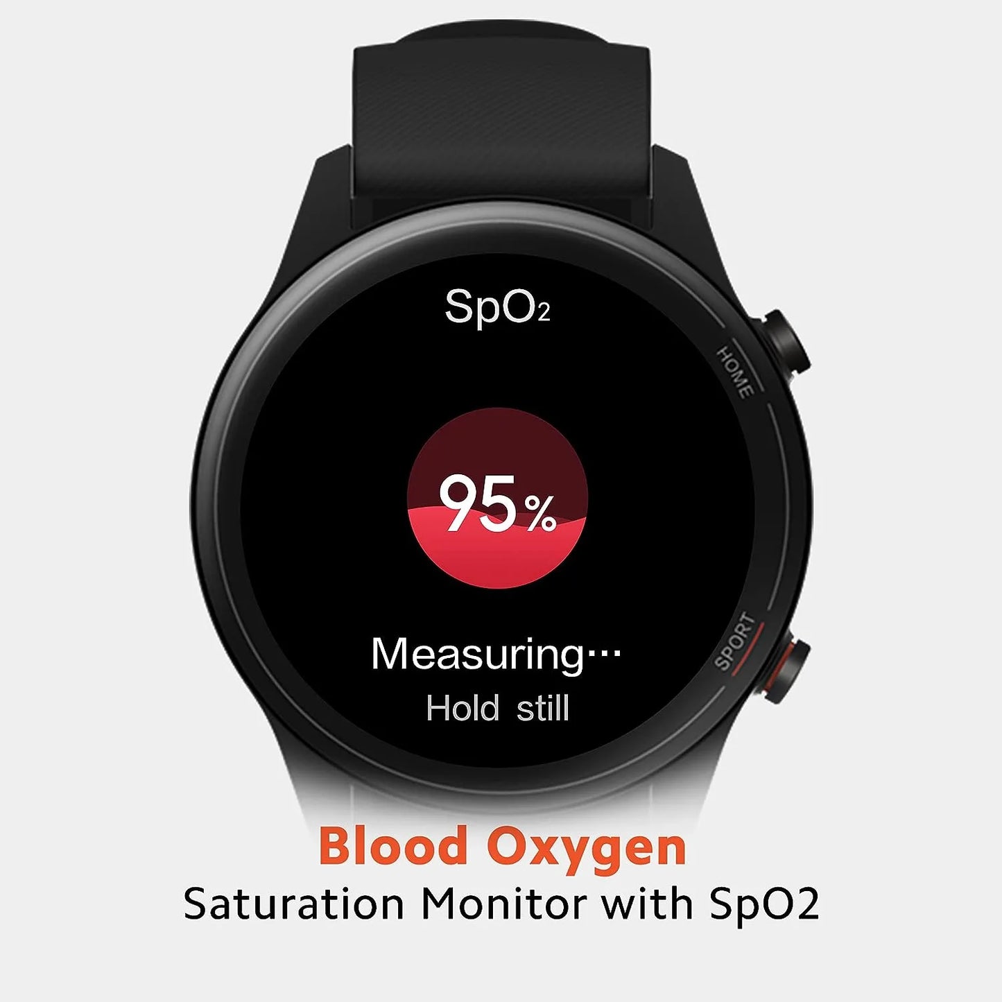 Mi Watch Revolve Active (Black) – 1.39″ AMOLED Display, SpO2, GPS and Sleep Monitor