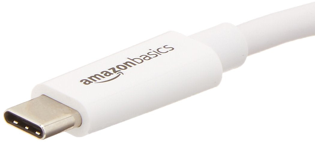 AmazonBasics USB 3.1 Type-C to Ethernet Adapter - White