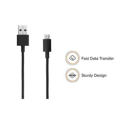 Mi Micro USB Cable (120cm, USB Type A, Black)