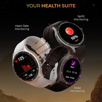beatXP Flux 1.45″ (3.6 cm) Bluetooth Calling smartwatch with round HD display