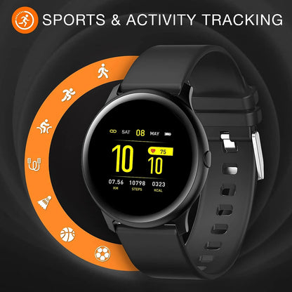 GIONEE STYLFIT GSW7 Smartwatch with SPO2 Monitoring, Heart Rate Sensor