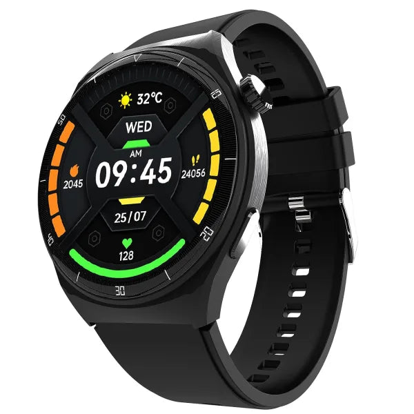 beatXP Vega X 1.43″ (3.6 cm) Super AMOLED Display, One-Tap Bluetooth Calling Smart Watch