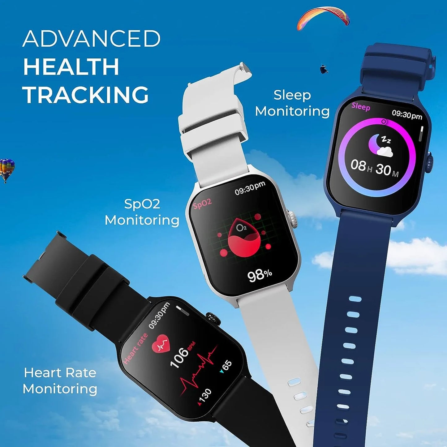 beatXP Marv Raze 1.96″ Display, Advanced Bluetooth Calling Smart Watch