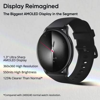 DIZO Watch R AMOLED with 45 mm Dial Size (by realme techLife)