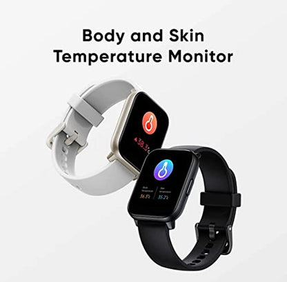 realme TechLife Watch S100 1.69 HD Display with Temperature Sensor Smartwatch