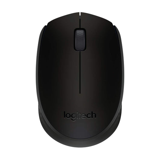 Logitech B170 Wireless Mouse, 2.4 GHz with USB Nano Receiver, Optical Tracking, 12-Months Battery Life, Ambidextrous, PC/Mac/Laptop