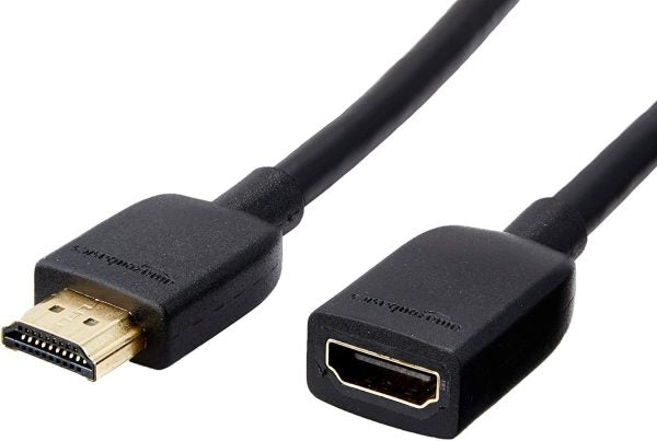 AmazonBasics 3 Feet High Speed HDMI Male to Female 2.0 Extension Cable