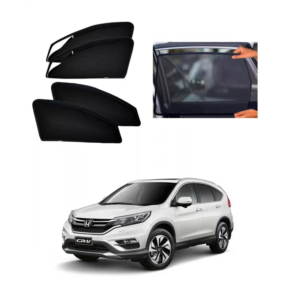 Honda CRV Zipper Magnetic Window Sun Shades Set Of 6