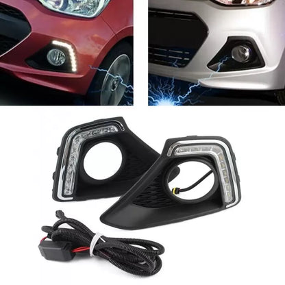 Hyundai Grand i10 2014-2017 LED DRL Day Time Running Lights (Set of 2Pcs.)

by Imported