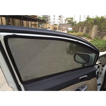 Tata Nexon EV Onwards Zipper Magnetic Window Sun Shades- 4 Pieces