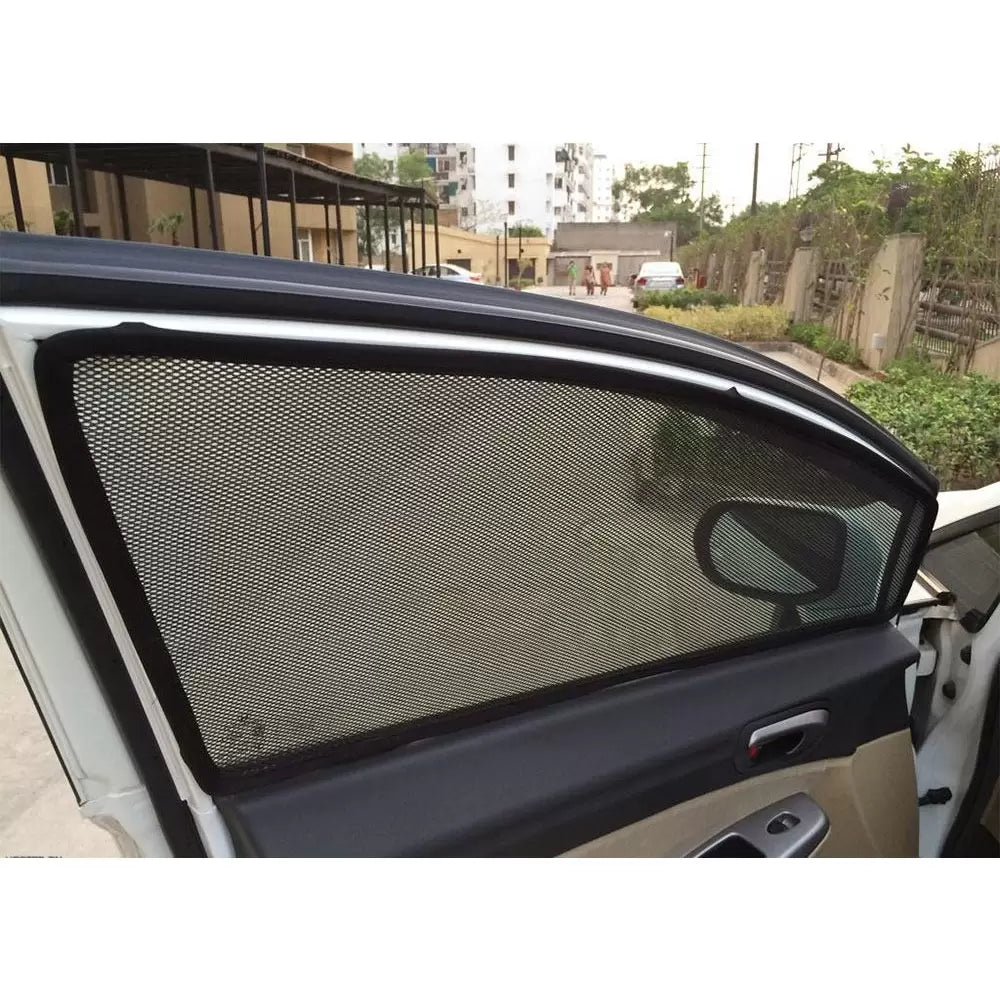 Tata Nexon 2020 Onwards Zipper Magnetic Window Sun Shades- 4 Pieces