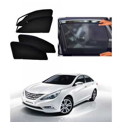 Hyundai Sonata Zipper Magnetic Window Sun Shades- 4 Pieces