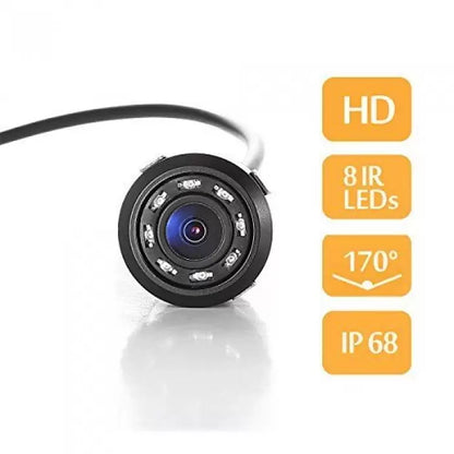 Carhatke 8 LED Night Vision Waterproof Reverse Parking Camera For Rear View for All Cars

by Imported