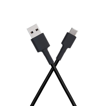 MI Braided Type-C Cable Black | Supports Upto 22.5 Fast Charging
