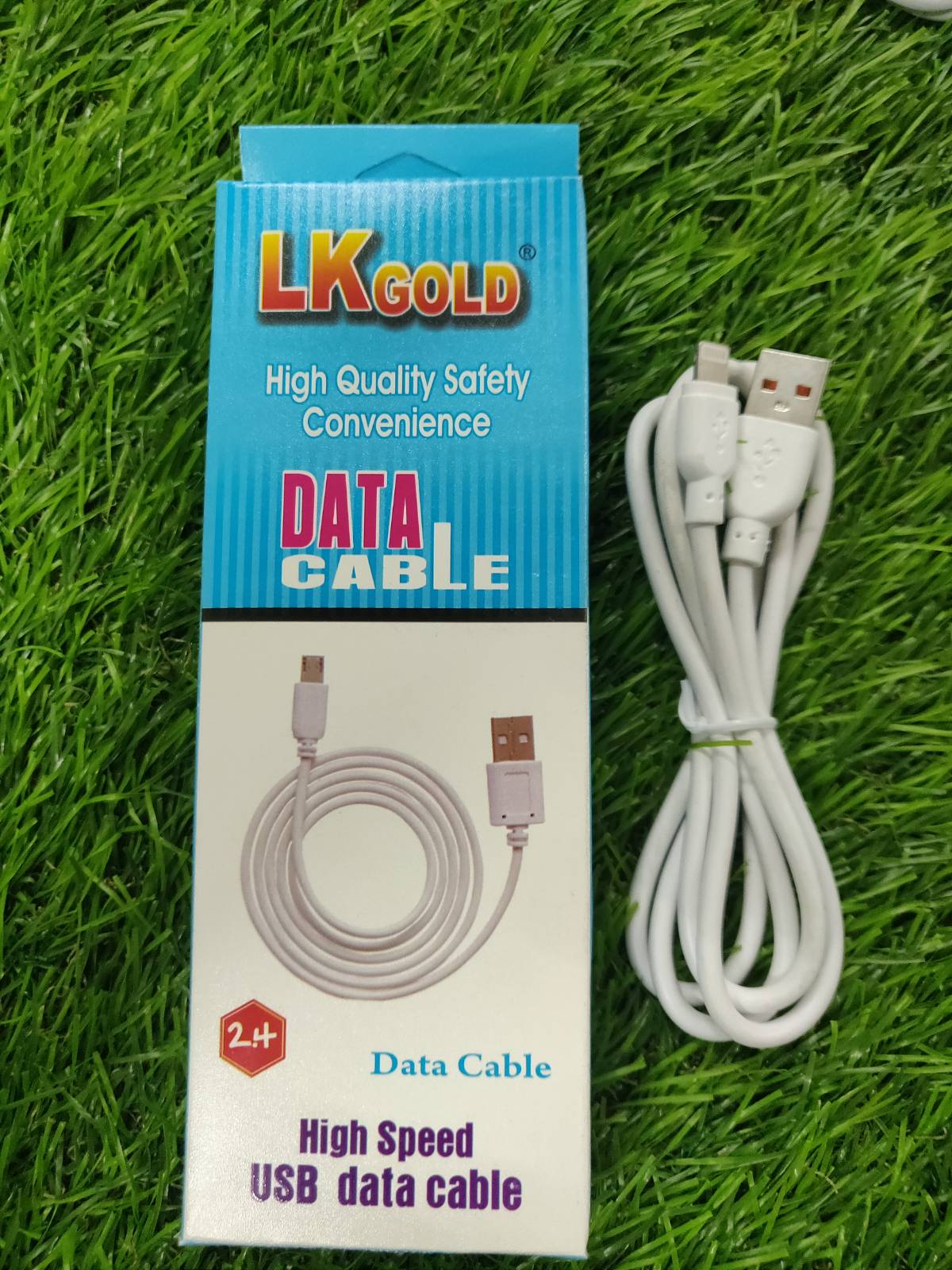 LK GOLD IPHONE DATA CABLE (2.4 amp)