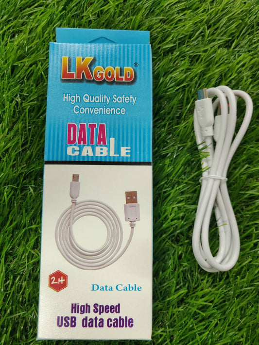 LK GOLD V8 DATA CABLE 2.4 amp