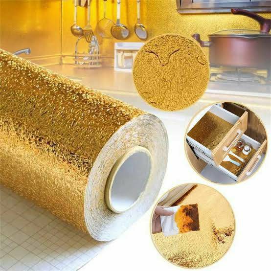 Golden Oil Proof Sticker Roll (60*200cm)