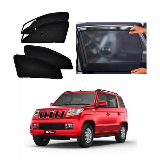 Mahindra TUV 300 2015 - 2022 Zipper Magnetic Window Sun Shades Set Of 6